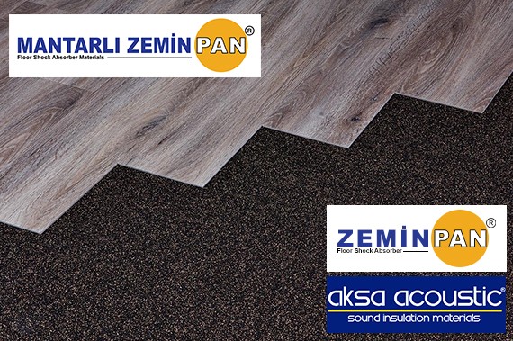 Mantarlı kauçuk levha zeminpan